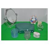 ASSORTED GLASSWARE AND MISC.