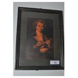 FRAMED PRINT OF COMPOSER JAN KUBELIK