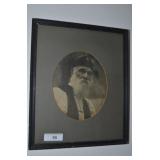 FRAMED PORTRAIT OF OLD MAN