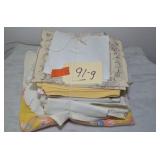 ASSORTED VINTAGE LINENS
