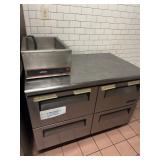 Refrigerator drawered unit