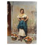 (1700) Eugene von Blaas Painting