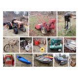 Tractor, Vehicles, Kayaks & Collectibles (1730)