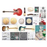 Jewelry, Coins, Electric Guitars, Collectibles (1735)