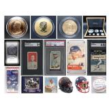 Coins, Bullion, Baseball Cards & Sports Mem. -1765