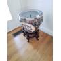 Asian style goldfish Bowl on wooden stand