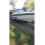 1981 celebrity tan and white ski boat with