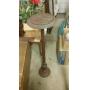 Antique wooden plant stand 42 in tall carved