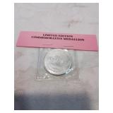 Limited edition commemorative medallion