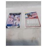 Group of two baseball cards lewis salazar and