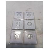 6 steel war pennies