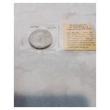 Old mexican silver dollar