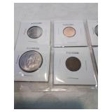 Group of foreign coins