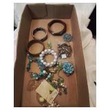 Flat of estate jewelry