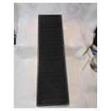 Black velvet ring tray