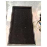 Black velvet jewelry display