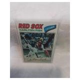 Red sox carlton fisk baseball card