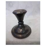 Sterling silver weighted candlestick three