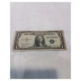 One dollar silver certificate