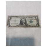 One dollar silver certificate