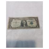 One dollar silver certificate