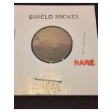 Rare eighteen sixty eight shield nickel