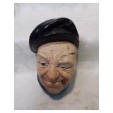 English chalkware sailor wallhanger