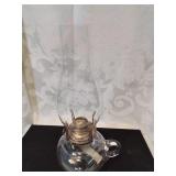 Vintage oil lamp with burner twelve inches