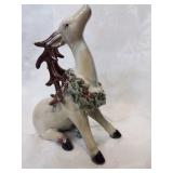 Beautiful ceramic reindeer eight inches tall
