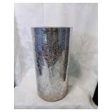 Resin , silver sparkle , umbrella stand or candle