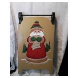 Santa believe wooden sled decoration twenty inches