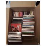 Box of music c d s and cassettes
