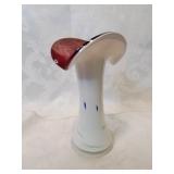 Art glass vase six inches
