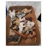 Flat of elephant collectibles