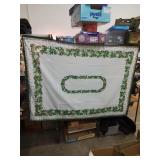 Beautiful cotton holiday table cloth