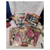 Flat of old comic books