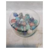 Container of marbles