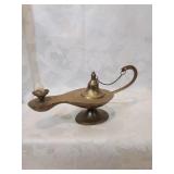 Brass genie lamp