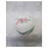 Mikasa heart shaped dresser box