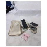 Box of new packages of side kicks slippers