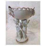 Three cherubs mint or soap dish