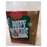 Carlton happy holidays snow days ornament