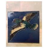 Beautiful bird tile