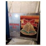 Holographic bells christmas decoration