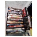 Flat of d v d movies