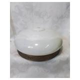 Vintage glass lighting globe nine inches