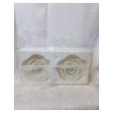 Pair of new floating rose candles