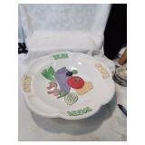 Large ceramic pasta bowl