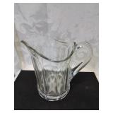 Vintage thick glass pitcher