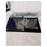 Three glass hot plates